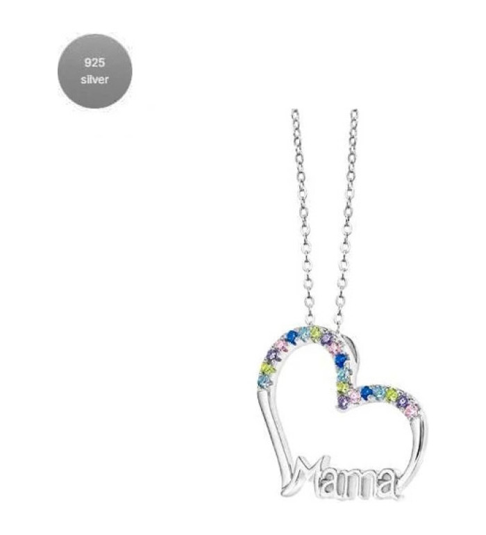 LOTUS SILVER MOTHER'S LOVE SILVER NECKLACE LP3460-1/2