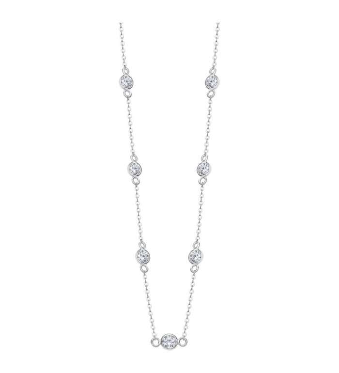 LOTUS SILVER CHARMING LADY SILVER NECKLACE LP3451-1/1
