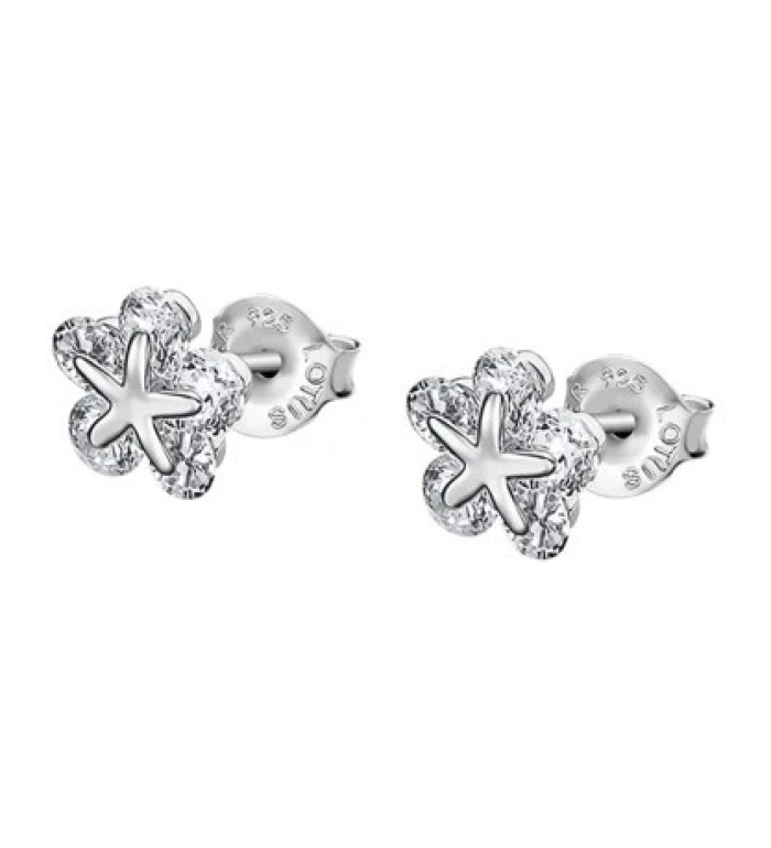 LOTUS SILVER PURE ESSENTIAL SILVER EARRINGS LP3107-4/1