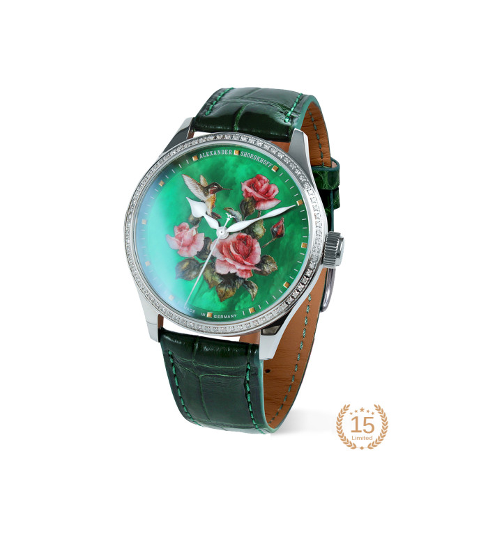 Часовник ALEXANDER SHOROKHOFF Colibri 2 39мм LIMITED EDITION 15PCS  AS.LA01-CBR5-D