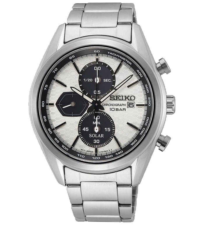 SEIKO SOLAR CHRONO 41MM MEN'S WATCH  SSC769P1