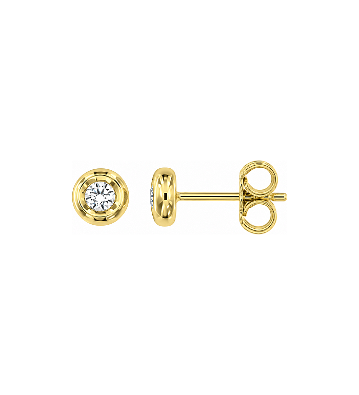 Cara Diamanti златни обеци с диаманти BB0445Y/0.10ctsSI/H