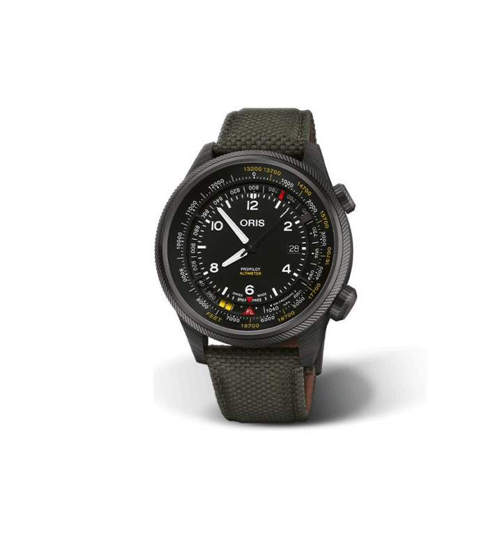 ORIS AVIATION BIG CROWN PROPILOT ALTIMETER WITH METER SCALE 47MM 793 7775 8764-Set