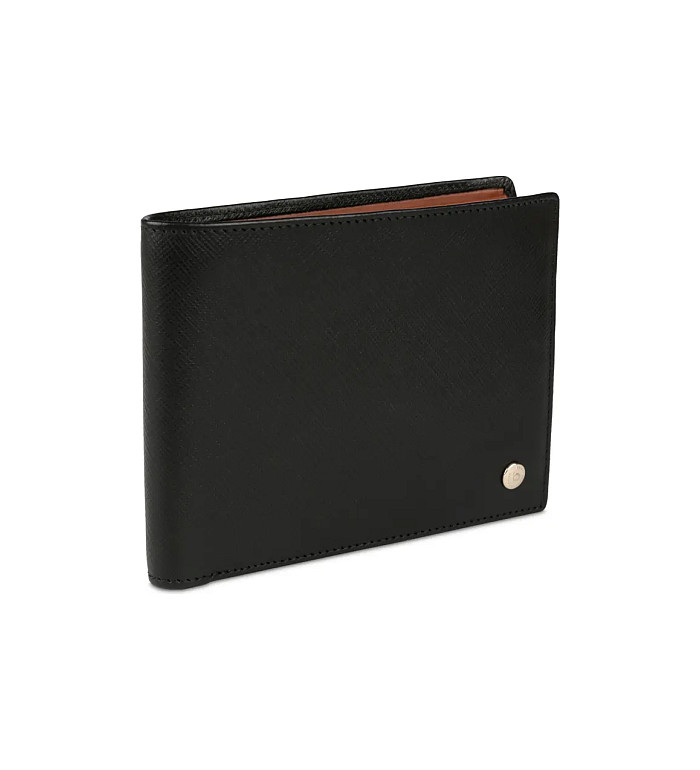 Мъжки портфейл Bugatti - Roccia Flap, RFID защита, черен