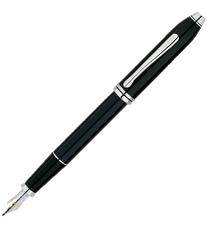 Писалка Cross Townsend - Black/Platinum, M