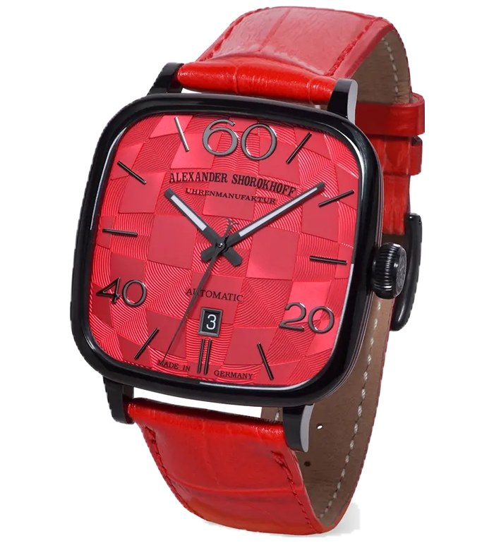 Часовник ALEXANDER SHOROKHOFF CANDY AUTOMATIC 41X41MM  MEN'S WATCH AS.KD02-3E