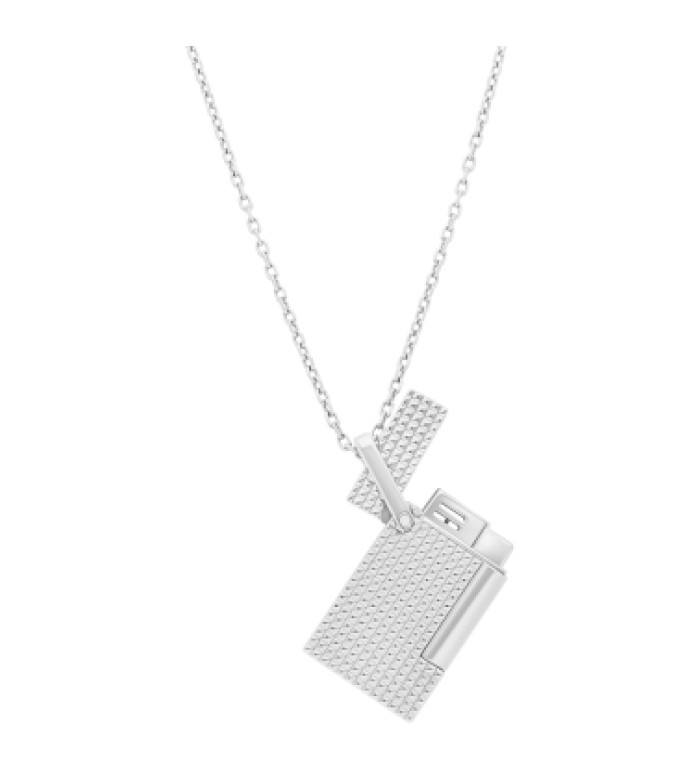 Запалка S.T.Dupont Lighter Necklace Diamond Head Silver K27066CH