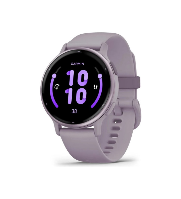 GARMIN vívoactive® 5 - vívoactive® 5 - Metallic Orchid безел с Orchid корпус и силиконова каишка