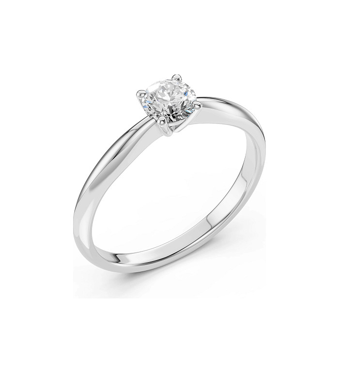 Cara пръстен с диамант 0.40 ct GIA сертификат – ЗЛАТНО БИЖУ 14К K101-10021W(4.7)/14K