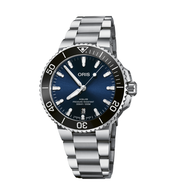 ORIS AQUIS DIVING DATE AUTOMATIC 41.5MM MEN'S WATCH 733 7766 4135-07 8 22 05PEB
