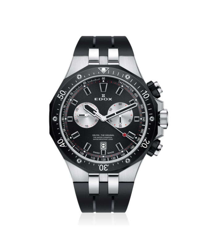 ЧАСОВНИК EDOX DELFIN CHRONOGRAPH QUARTZ 43MM 10109 357NCA NINRO