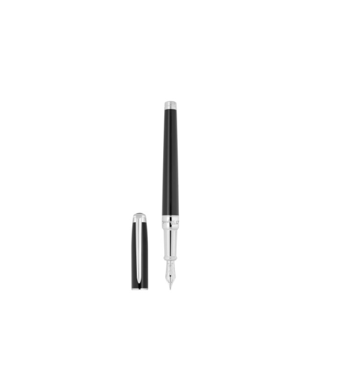 ПИСАЛКА S.T.DUPONT LINE D ETERNITY MEDIUM BLACK AND PALLADIUM 420220M