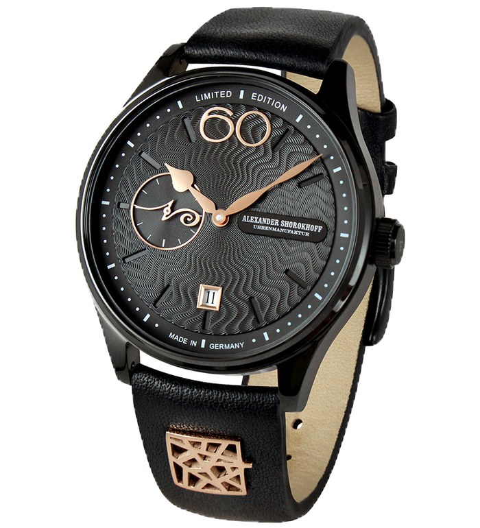 Часовник ALEKSANDER SHOROKHOFF NEVA BLACK 43,5MM LIMITED EDITION AS.NEV04-4