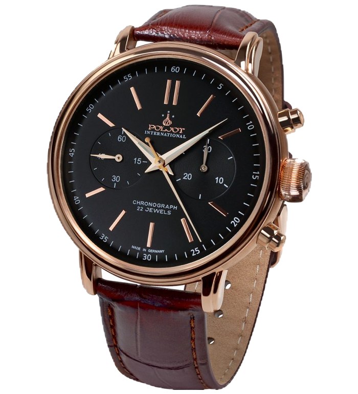 Часовник POLJOT INTERNATIONAL CLASSIC CHRONO 43MM 2901.1940212N