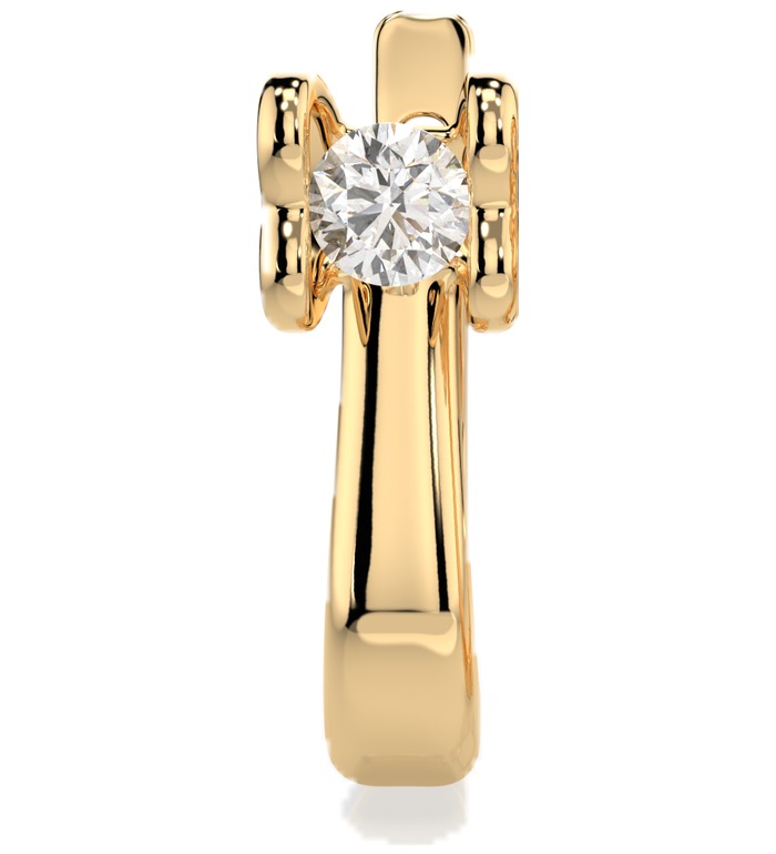 CARA DIAMANTI Златни обеци с диаманти K102-10013Y
