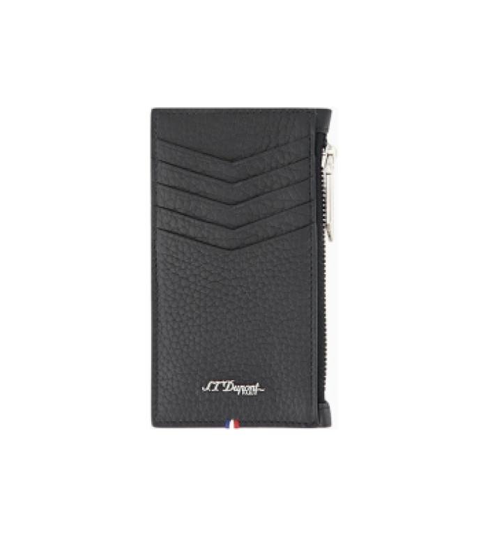 Калъф за документи S.T.Dupont NEO Capsule Black Card Holder With Coin Pocket 180227