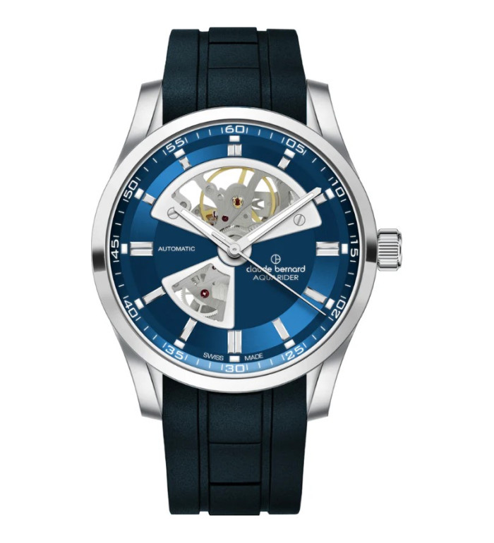 CLAUDE BERNARD AQUARIDER OPEN HEART 42MM 85030 3CA BUIN