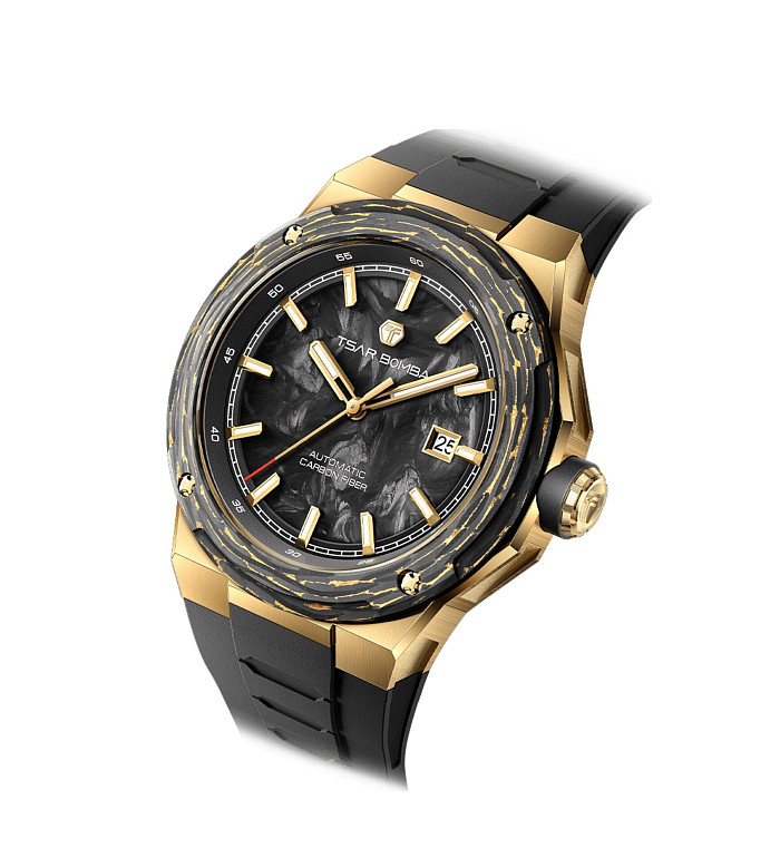 TSAR BOMBA Electron-Carbon-X II Carbon Fiber Gold Black TB8230-04