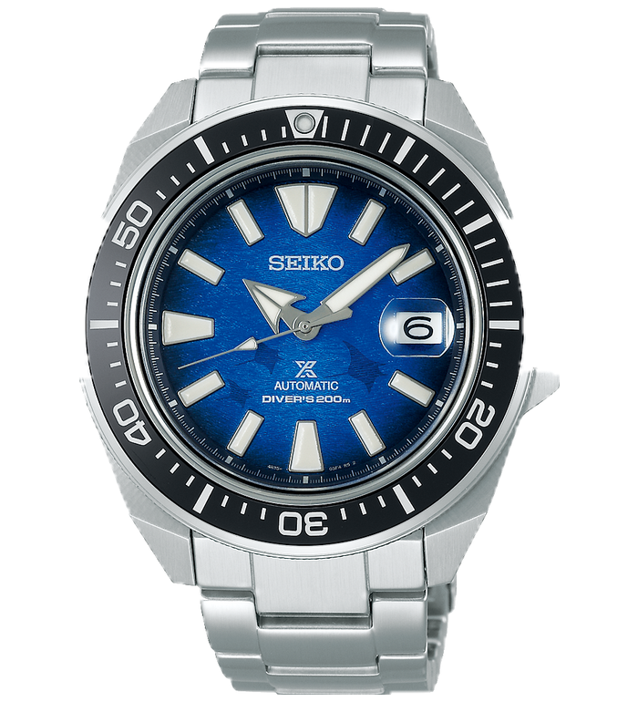 SEIKO PROSPEX KING SAMURAI SAVE THE OCEAN MANTA RAY  45MM MEN'S WATCH SRPE33K1