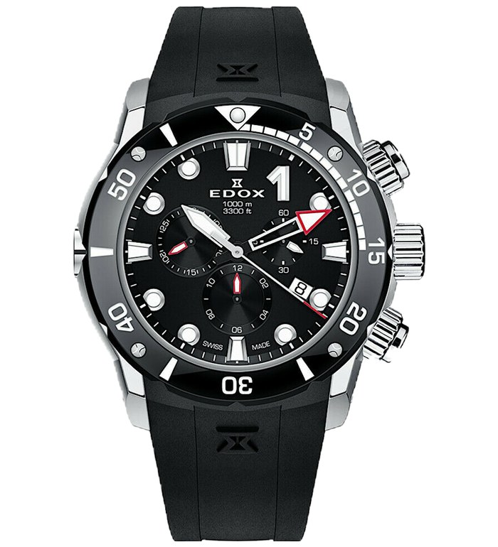 EDOX CO-1 QUARTZ 45MM MEN'S WATCH 10242 TIN NIN