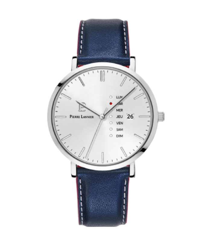 PIERRE LANNIER DATA 42MM MEN'S WATCH 242D126