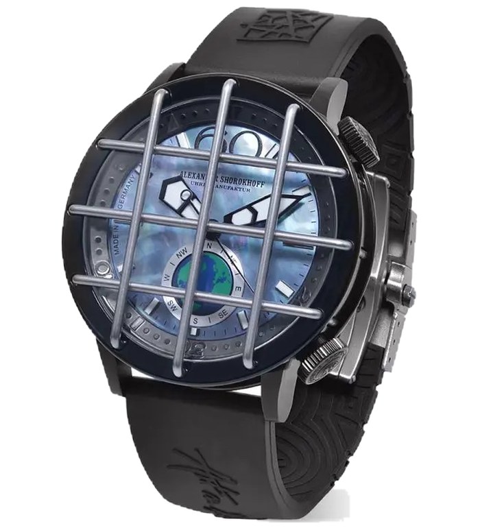 ALEKSANDER SHOROKHOFF UNBREAKABLE DEEP DING MANUAL 45MM MEN'S WATCH AS.DD2