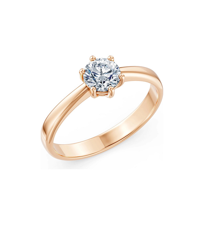 Cara пръстен с диамант 0.70 ct GIA сертификат – ЗЛАТНО БИЖУ 14К K101-10151R(5.7)/14K