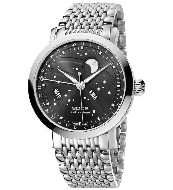 ЧАСОВНИК EPOS ARTISTRY BIG MOON 42MM 3440.322.20.14.30
