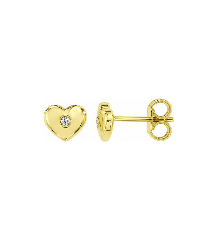Cara Diamanti златни обеци с диаманти BB0270Y/0.02ctsSI/H