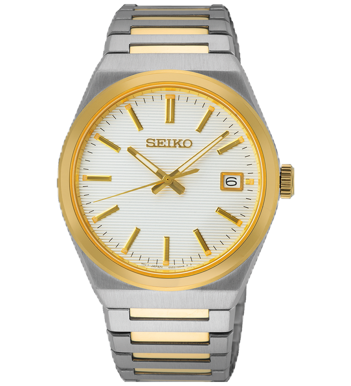 SEIKO QUARTZ 39MM MEN'S WATCH SUR558P1