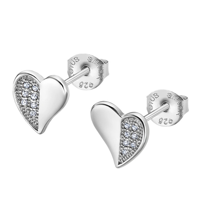 LOTUS SILVER MOMENTS SILVER EARRINGS LP3534-4/1