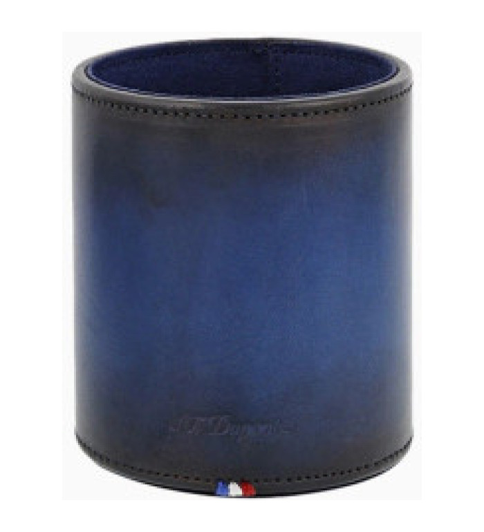 Поставка за пишещи S.T.Dupont Atelier Blue Leather PEN POT 7108