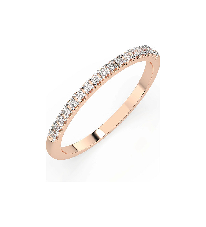 Cara пръстен с диаманти 0.14 ct – ЗЛАТНО БИЖУ 14К K101-10076R/14K