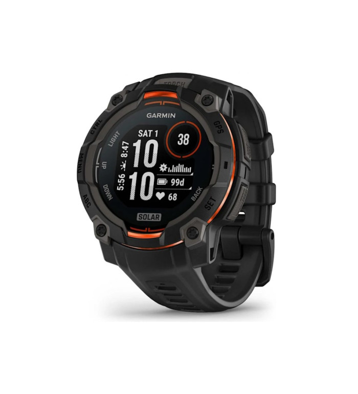 GARMIN INSTINCT 3 SOLAR 45ММ BLACK С BLACK КАИШКА 010-02934-00