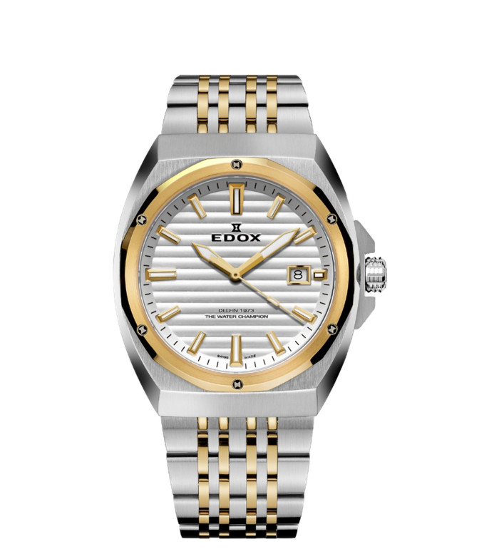 Edox Delfin 1973 Date 53032-357JM-AID