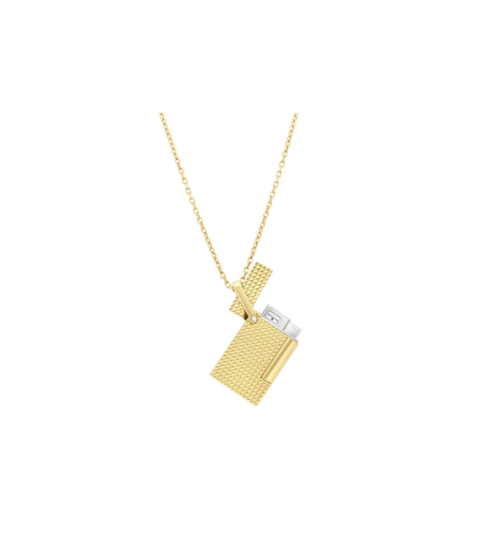 Запалка S.T.Dupont Lighter necklace Diamond head golden K27067CH