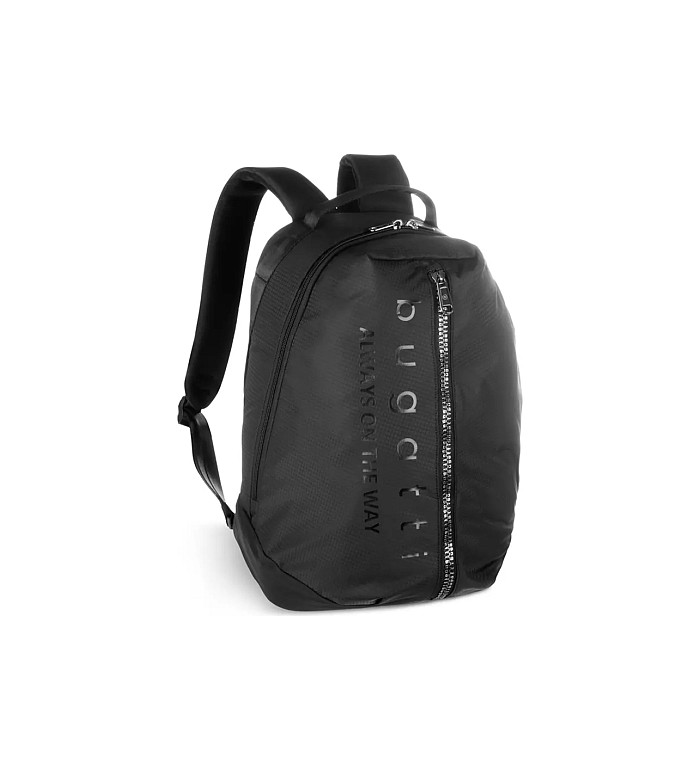 Раница Bugatti - Letter's Backpack, с отделение за лаптоп до 15", черна