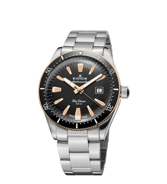 EDOX SKYDIVER LIMITED EDITION AUTOMATIC 42MM MEN`S WATCH 80126 357RNM NIRB