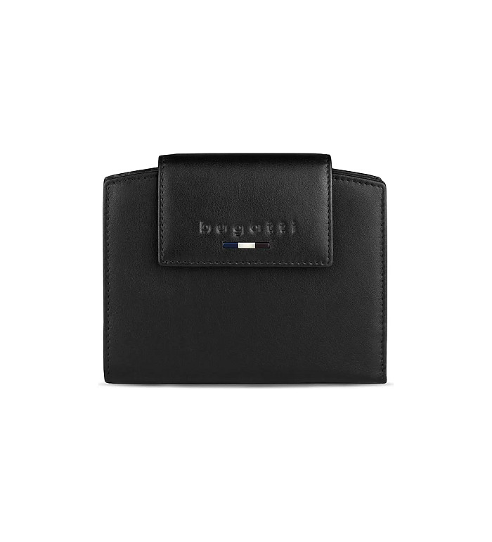 Дамски портфейл Bugatti - Romeo, с RFID защита, черен