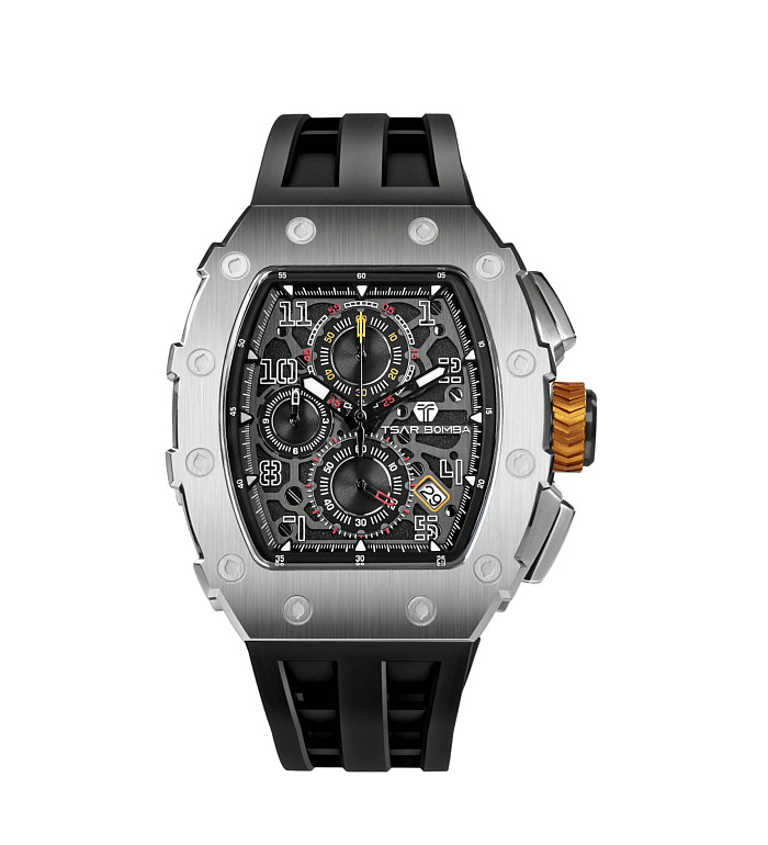 TSAR BOMBA T-Series Silver Black TB8204Q-13