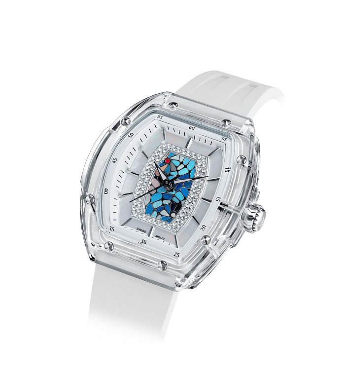 TSAR BOMBA Nucleus Femme 02 Swiss White Blue TB8219L-03