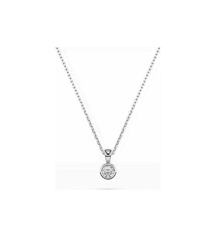 Cara колие с диамант 0.10 ct – ЗЛАТНО БИЖУ 14К K104-10010W(3.0)/14K