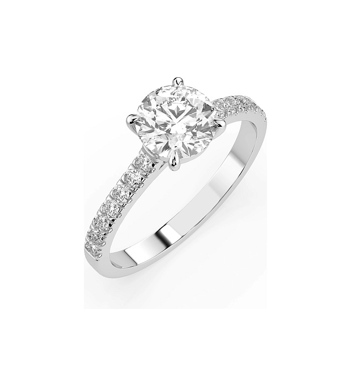 Cara пръстен с диаманти 0.70+0.21 ct GIA сертификат – ЗЛАТНО БИЖУ 14К K101-10094W(5.7)/14K