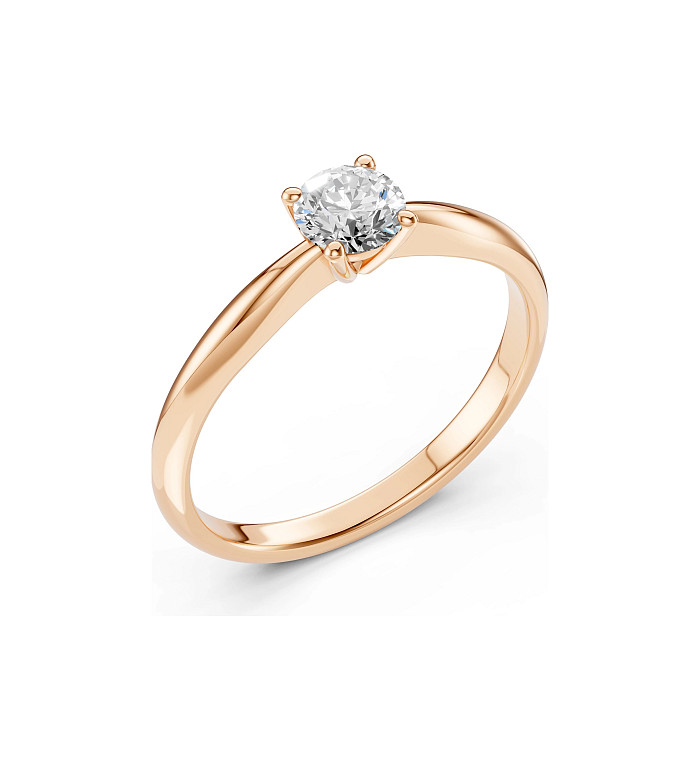 Cara пръстен с диамант 0.50 ct GIA сертификат – ЗЛАТНО БИЖУ 14К K101-10021R(5.1)/14K