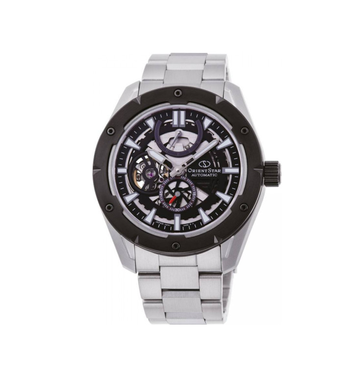 ЧАСОВНИК ORIENT STAR AUTOMATIC OPEN HEART 43ММ  RE-AV0A01B