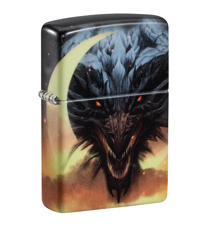 LIGHTER ZIPPO - GLOW IN THE DARK DRAGON DESIGN
