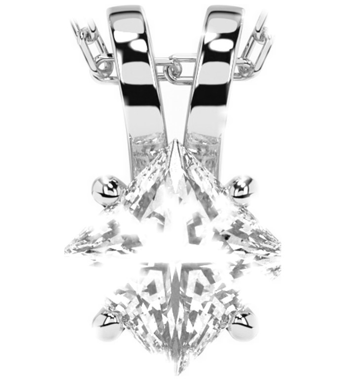 CARA Златно колие с диамант 0,30 ct GIA сертификат K104-10070W PR