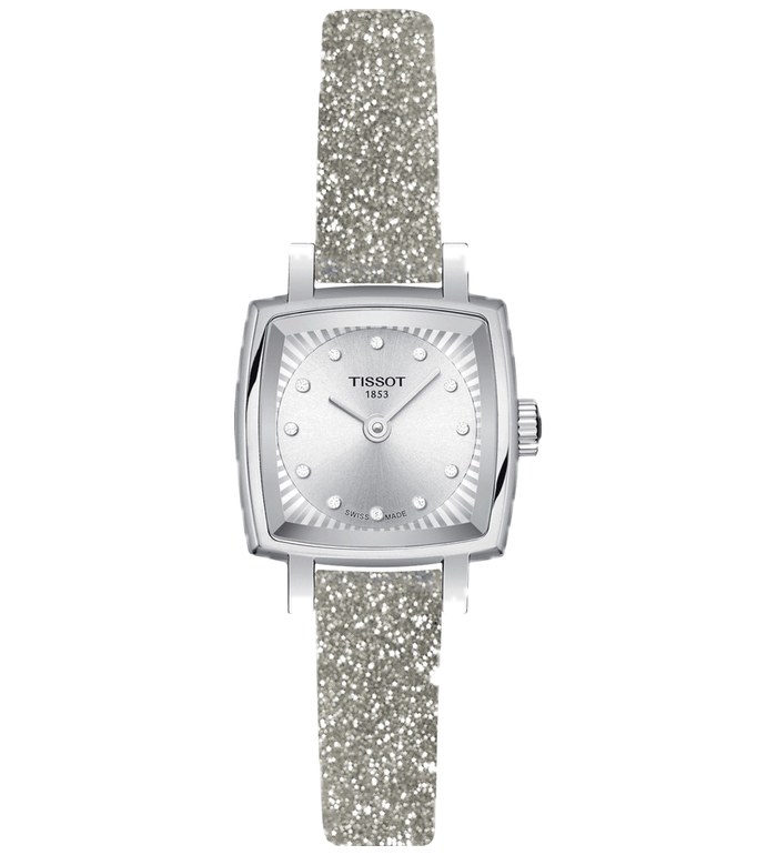 TISSOT LOVELY SQUARE FESTIVE KIT QUARTZ 20X20MM LADIES WATCH T058.109.17.036.02