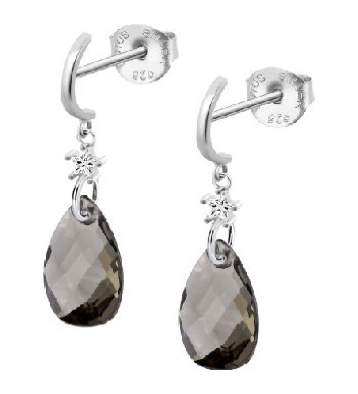 LOTUS SILVER SILVER EARRINGS LP3611-4/1