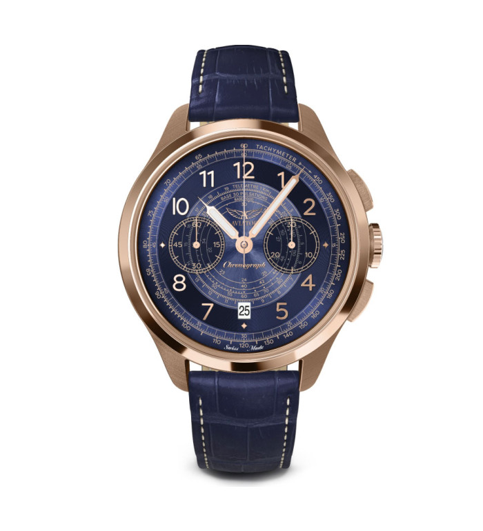 ЧАСОВНИК AVIATOR HERITAGE CHRONOGRAPH TRIMETER LIMITED EDITION 43MM V.4.40.2.357.4